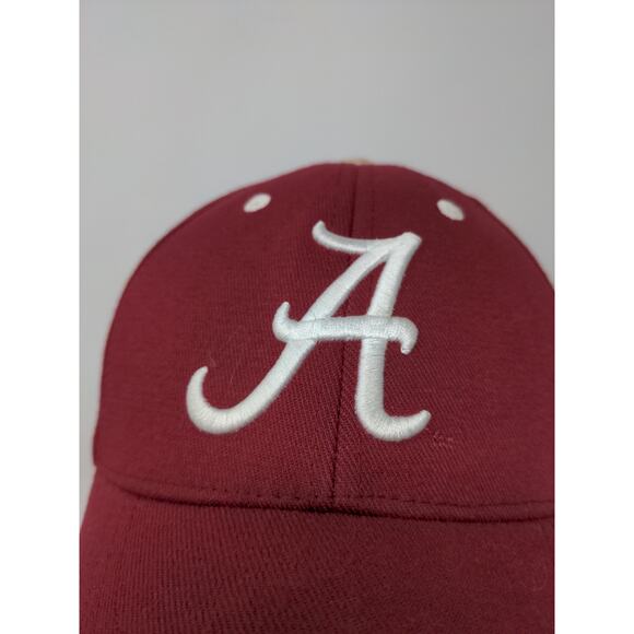 Top of the World Alabama Crimson Tide One Fit Hat Embroidered Logo Red - Picture 4 of 11